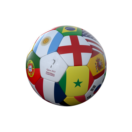 Football Flags  3D Icon