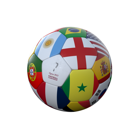 Football Flags  3D Icon