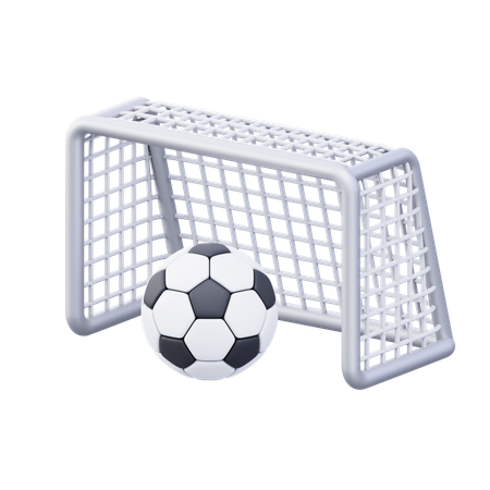 Football goal 3D Icon