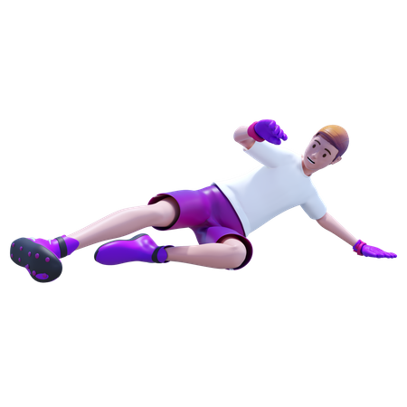 Football Goalkeeper  3D Icon