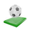 football-ground 3d logo
