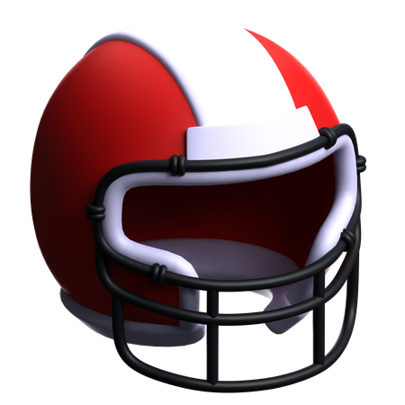 Football Helmet  3D Icon