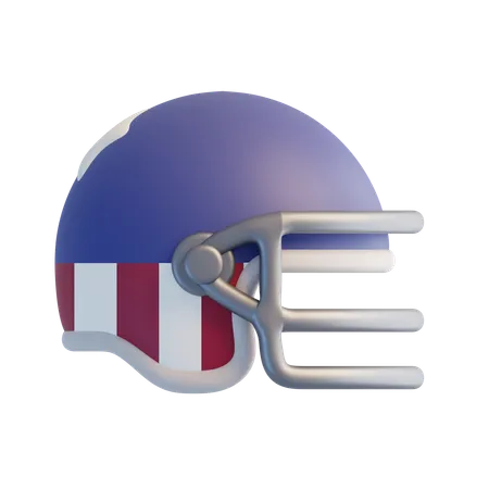 Football Helmet  3D Icon