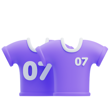 Football Jersey  3D Icon