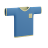 3d football jersey illustration