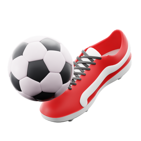 Football Kick  3D Icon