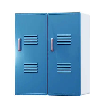 Locker Football Sport Player Storage Room 3 D Icon Illustration Render Design 3D Icon