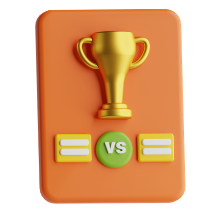 Football Match  3D Icon
