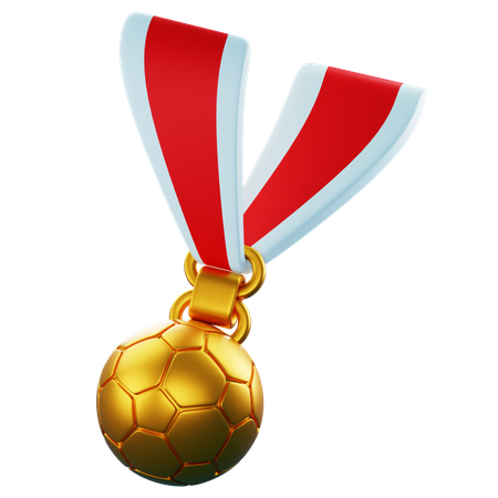 Football Medal  3D Icon