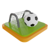soccer net emoji 3d