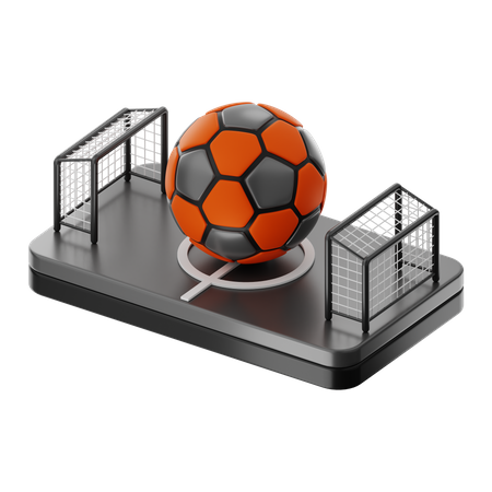 Football Pitch  3D Icon