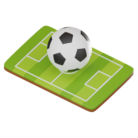 Football Pitch  3D Icon