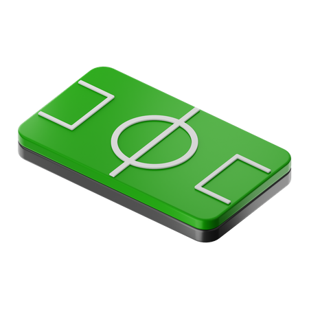 Football Pitch  3D Icon