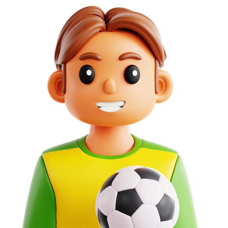 Football Player  3D Icon