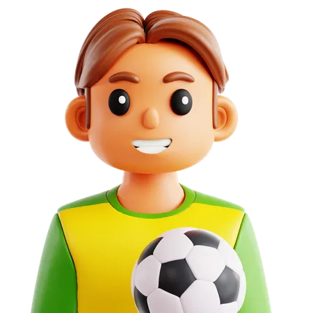 Football Player  3D Icon