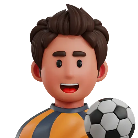 Football Player  3D Icon