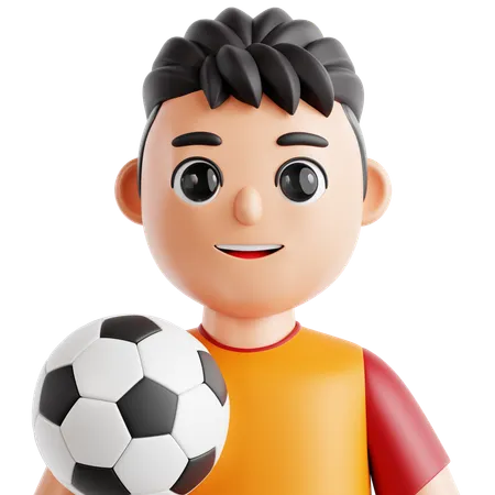 Football Player  3D Icon