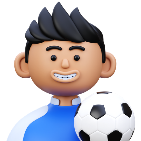 Football Player  3D Icon