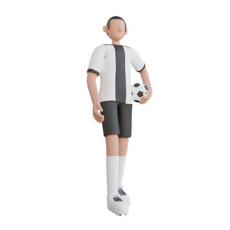 Football Player  3D Icon