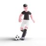 soccer player 3d model free download