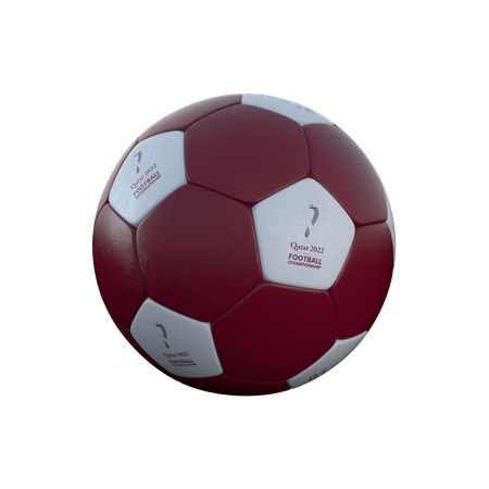 Football Qatar  3D Icon