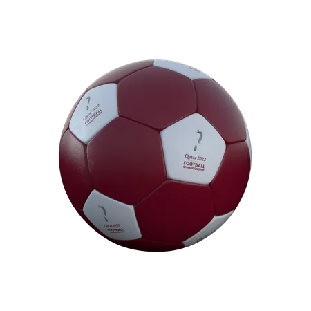 Football Qatar  3D Icon