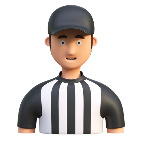 Football Referee  3D Icon