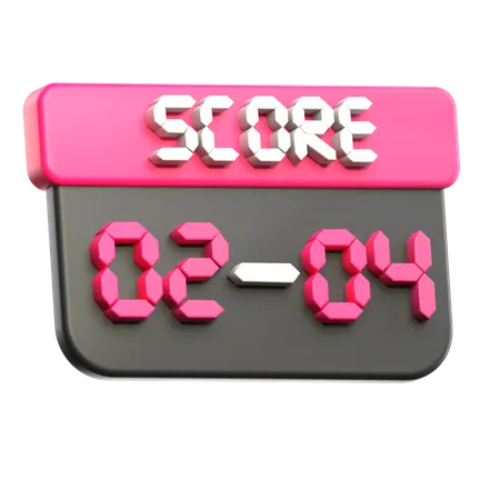 Football Scoreboard  3D Icon