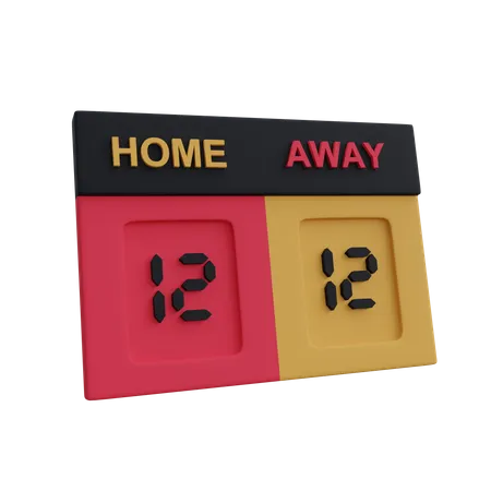 Football Scoreboard  3D Icon