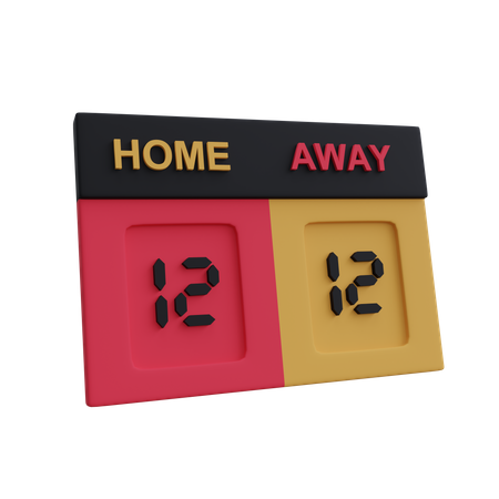 Football Scoreboard  3D Icon