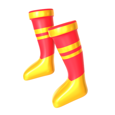 Football Socks  3D Icon