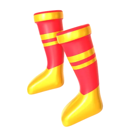 Football Socks  3D Icon