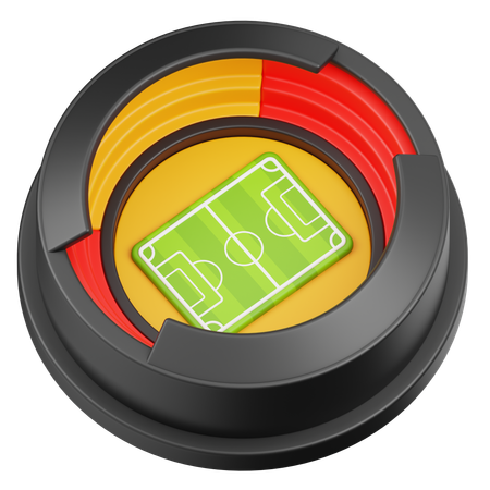 Football Stadium  3D Icon