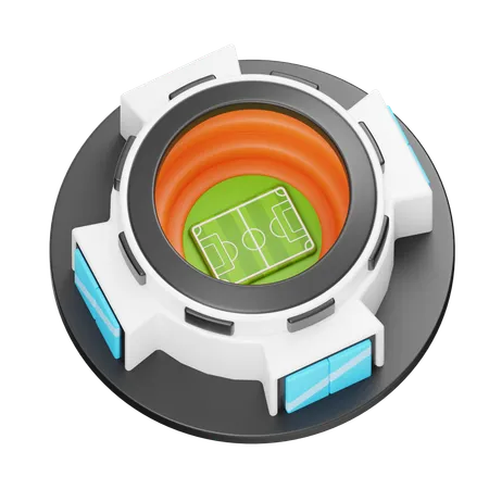 Football Stadium  3D Icon