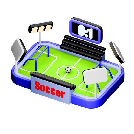 FootBall Stadium  3D Icon