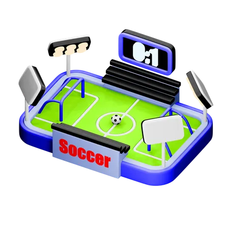 FootBall Stadium  3D Icon