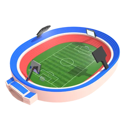 Football stadium  3D Icon