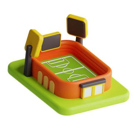 Football Stadium  3D Icon