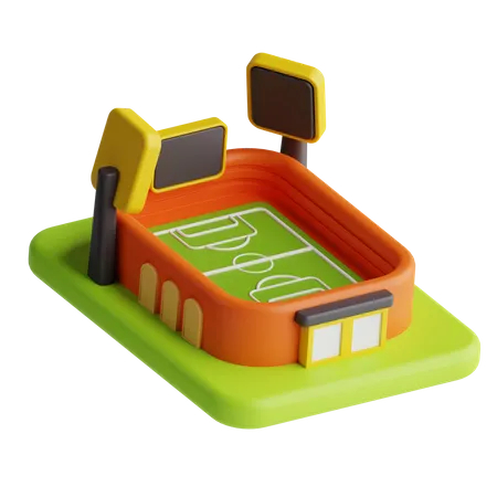 Football Stadium  3D Icon