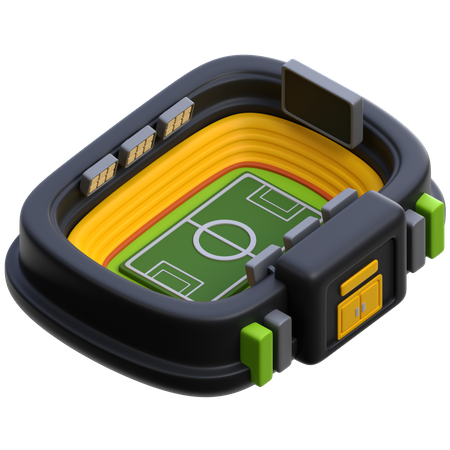 Football Stadium  3D Icon