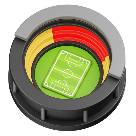 Football Stadium  3D Icon