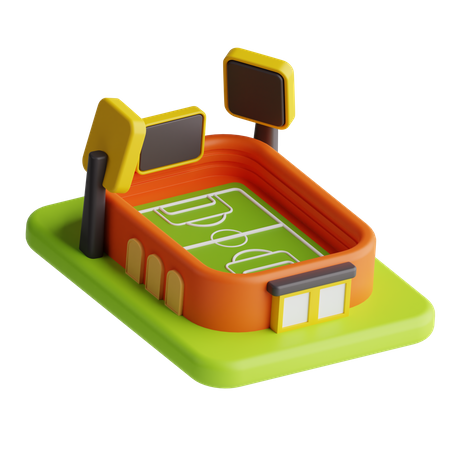 Football Stadium  3D Icon