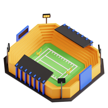 Football Stadium  3D Icon