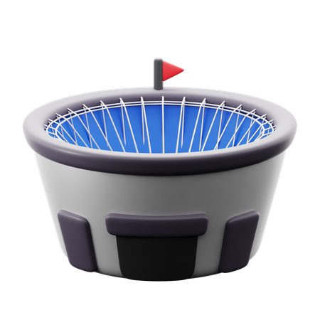 Football Stadium  3D Icon
