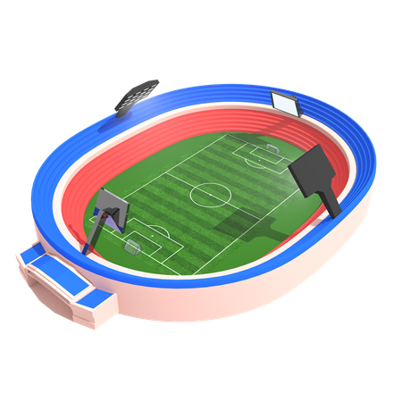 Football stadium  3D Icon