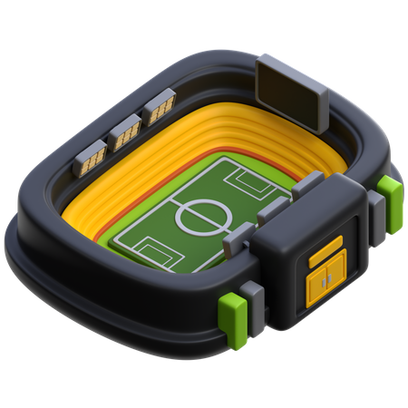 Football Stadium  3D Icon