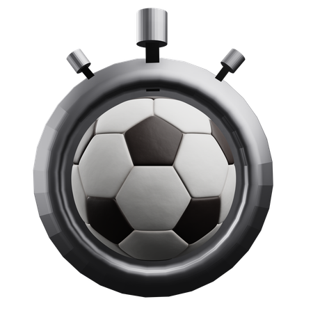Football Stopwatch  3D Icon