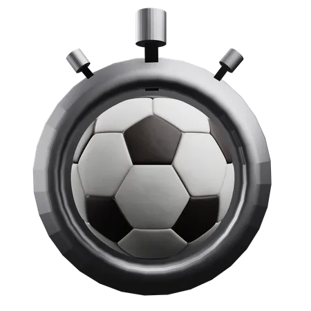 Football Stopwatch  3D Icon
