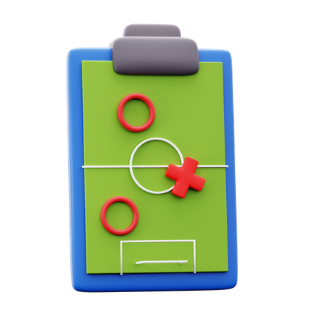 Football Strategy  3D Icon