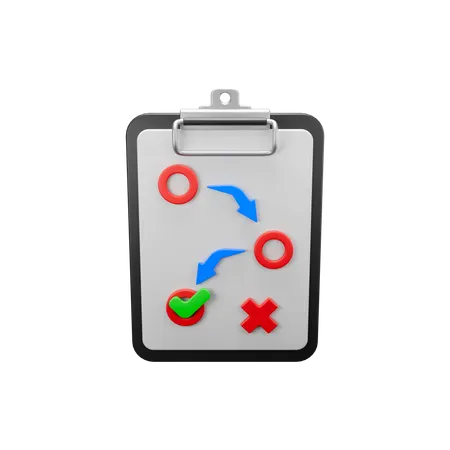 Football Strategy  3D Icon